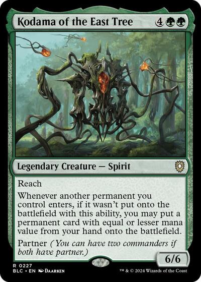 Kodama of the East Tree (Commander: Bloomburrow) Medium Play