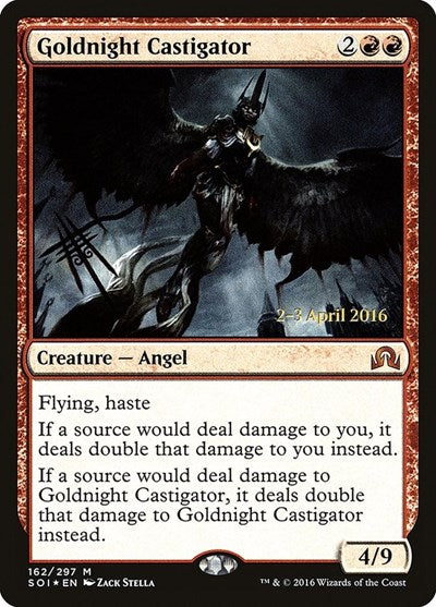 Goldnight Castigator (Promos: Prerelease Cards) Light Play Foil
