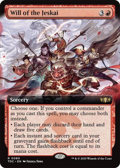 Will of the Jeskai  Extended Art|0|0|0.00