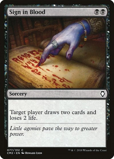Sign in Blood|0|0|0.00