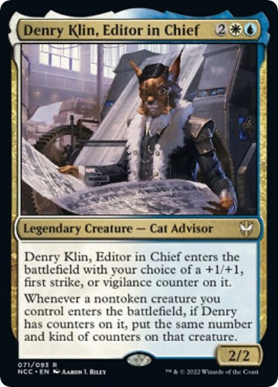 Denry Klin, Editor in Chief (Commander: Streets of New Capenna) Near Mint