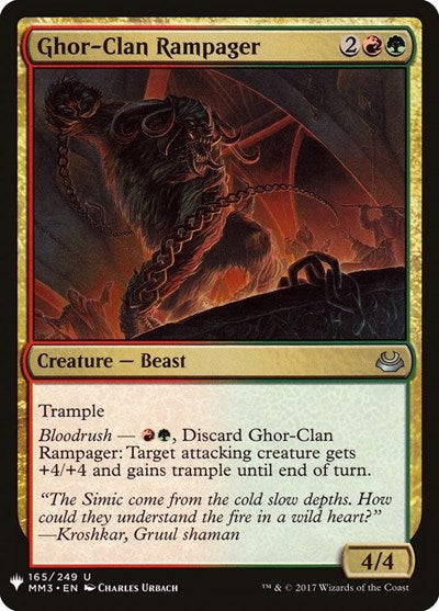 Ghor-Clan Rampager (Mystery Booster) Near Mint
