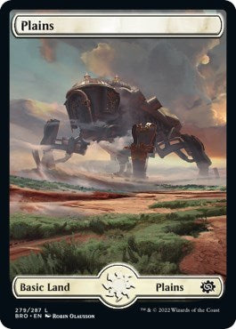 Plains (279) - Full Art (The Brothers' War) Medium Play Foil