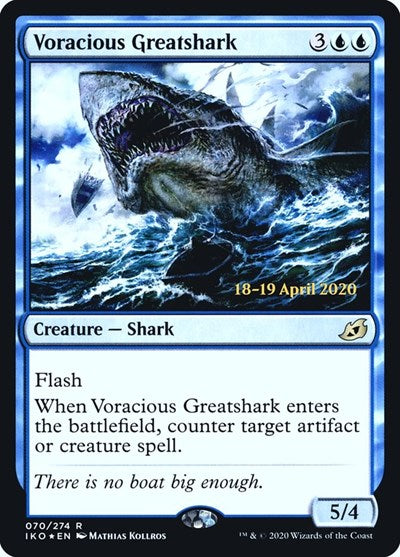 Voracious Greatshark (Promos: Prerelease Cards) Light Play Foil