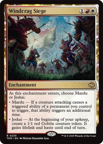Windcrag Siege (Tarkir: Dragonstorm) Near Mint Foil