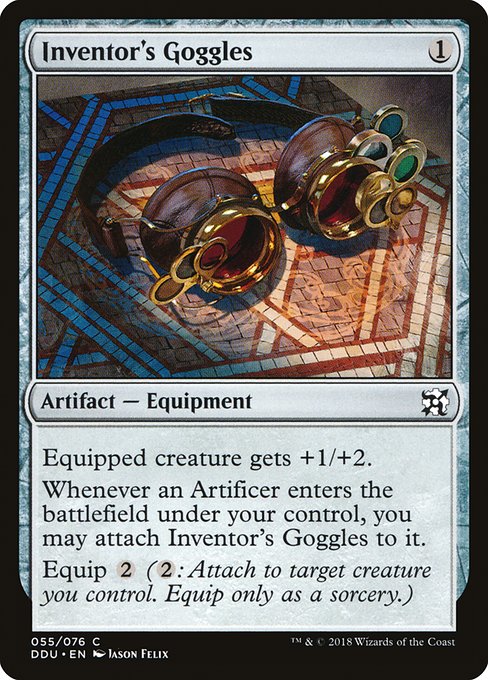 Inventor's Goggles (Duel Decks: Elves vs Inventors) Medium Play