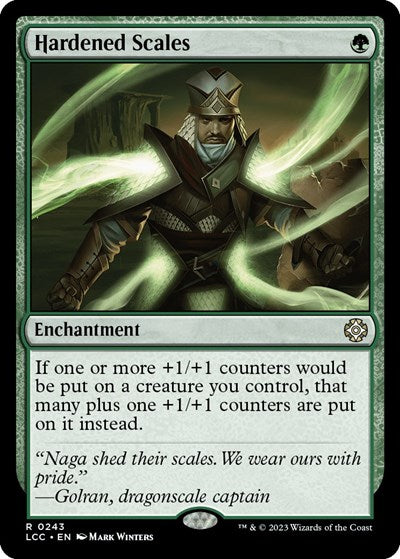 Hardened Scales (Commander: The Lost Caverns of Ixalan) Light Play