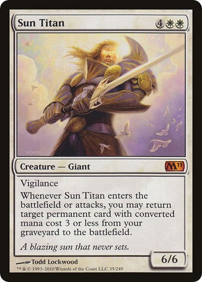 Sun Titan (M11) (Oversize Cards) Near Mint