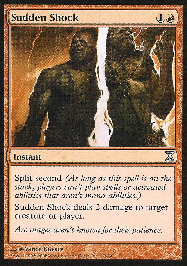 Sudden Shock (Time Spiral) Medium Play Foil