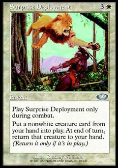 Surprise Deployment (Planeshift) Light Play Foil
