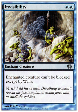 Invisibility (8th Edition) Light Play Foil