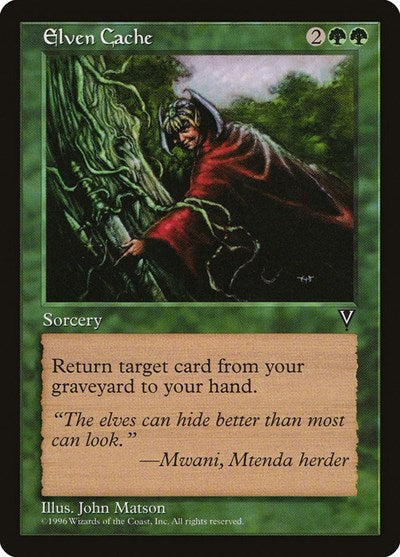 Elven Cache (Visions) Medium Play