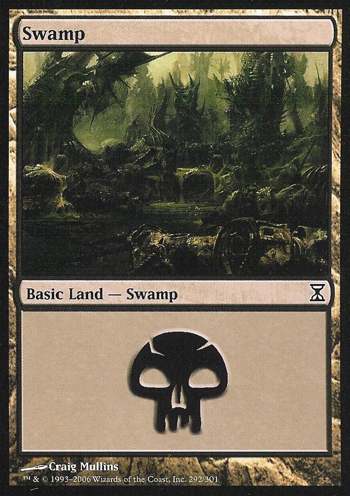 Swamp (292) (Time Spiral) Medium Play