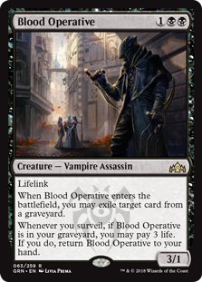 Blood Operative (Guilds of Ravnica) Damaged / Poor