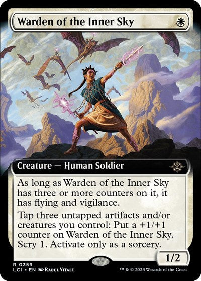 Warden of the Inner Sky (Extended Art) (The Lost Caverns of Ixalan) Near Mint