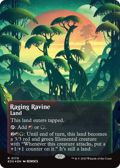Raging Ravine  0170   Borderless   Galaxy Foil|1|0|0.00