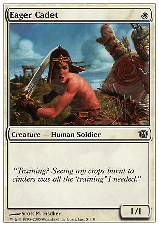 Eager Cadet (9th Edition) Light Play