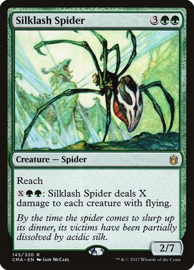 Silklash Spider (Commander Anthology) Light Play