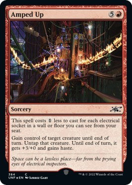 Amped Up (Galaxy Foil) (Unfinity) Near Mint Foil