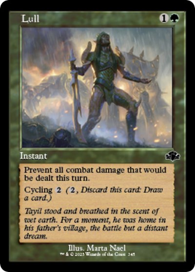 Lull (Retro Frame) (Dominaria Remastered) Light Play