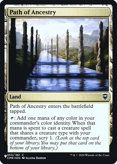 Path of Ancestry (Secret Lair Commander: Heads I Win, Tails You Lose) Near Mint Foil
