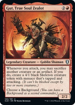 Gut, True Soul Zealot (Commander Legends: Battle for Baldur's Gate) Near Mint Foil
