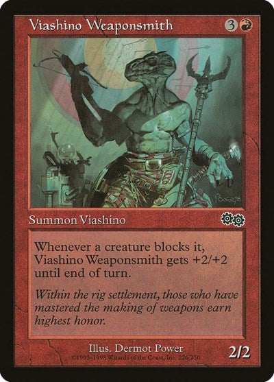 Viashino Weaponsmith (Urza's Saga) Medium Play