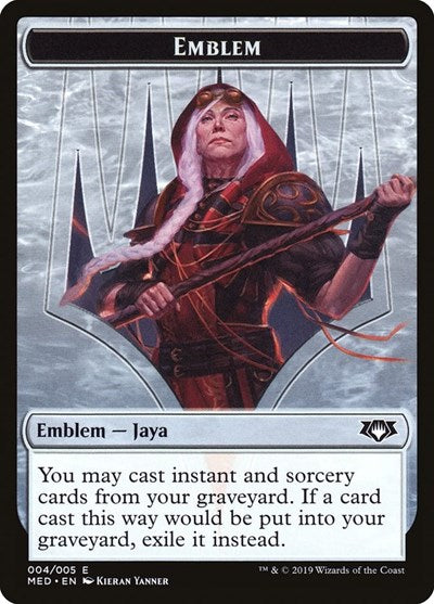 Emblem - Jaya Ballard (Mythic Edition: Ravnica Allegiance) Near Mint
