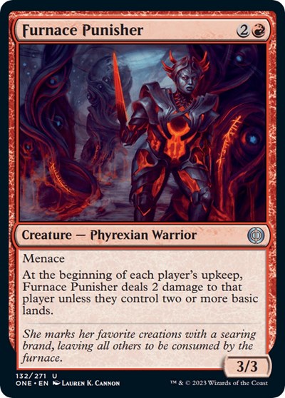 Furnace Punisher (Phyrexia: All Will Be One) Near Mint Foil
