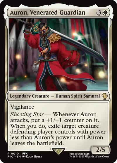 Auron  Venerated Guardian  Surge Foil|1|0|0.00