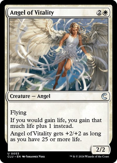 Angel of Vitality (Ravnica: Clue Edition) Light Play