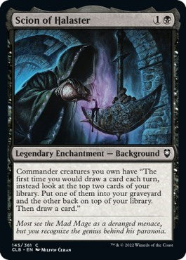 Scion of Halaster (Commander Legends: Battle for Baldur's Gate) Light Play