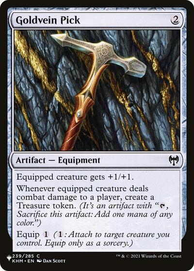 Goldvein Pick (The List) Near Mint