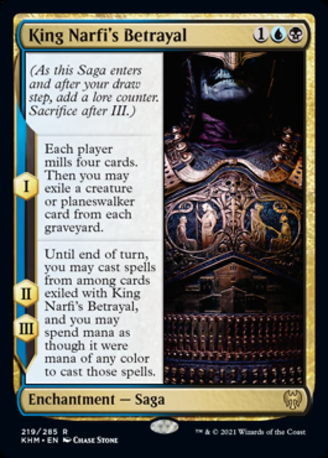 King Narfi's Betrayal (Kaldheim) Medium Play Foil