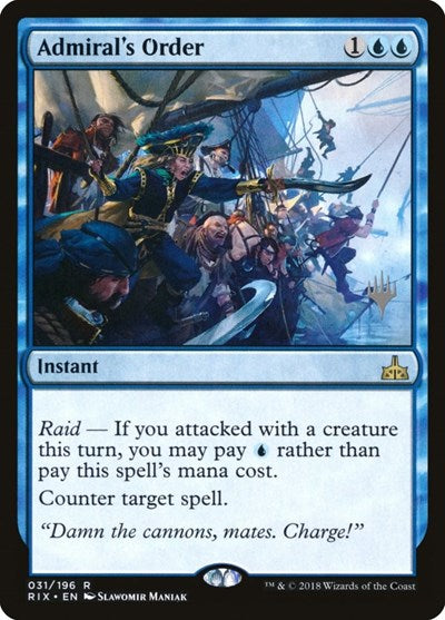 Admiral's Order (Promo Pack: Core Set 2020) Light Play Foil