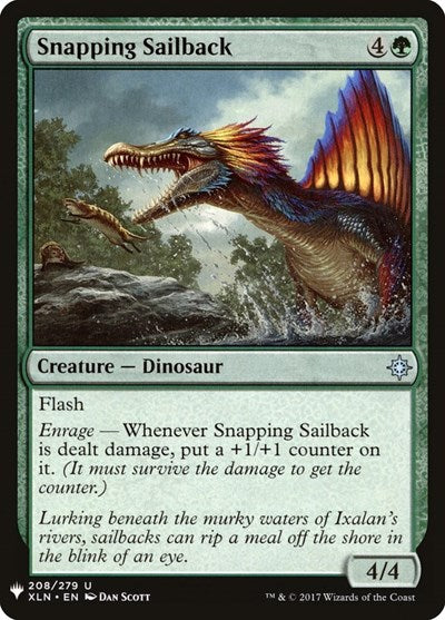 Snapping Sailback (Mystery Booster) Near Mint