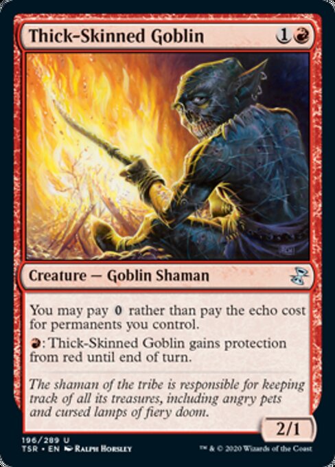 Thick-Skinned Goblin (Time Spiral Remastered) Light Play Foil