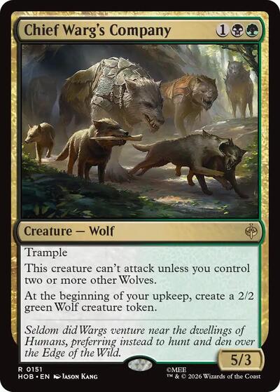 Chief Warg s Company|1|0|0.00