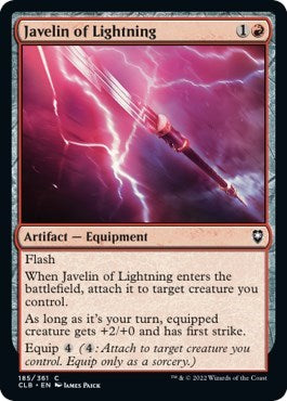 Javelin of Lightning (Commander Legends: Battle for Baldur's Gate) Light Play