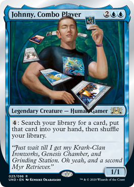 Johnny, Combo Player (Unsanctioned) Light Play
