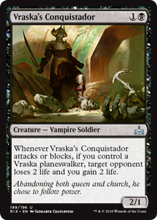 Vraska's Conquistador (Rivals of Ixalan) Medium Play