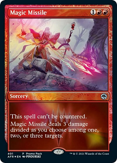 Magic Missile (Promo Pack: Adventures in the Forgotten Realms) Medium Play Foil