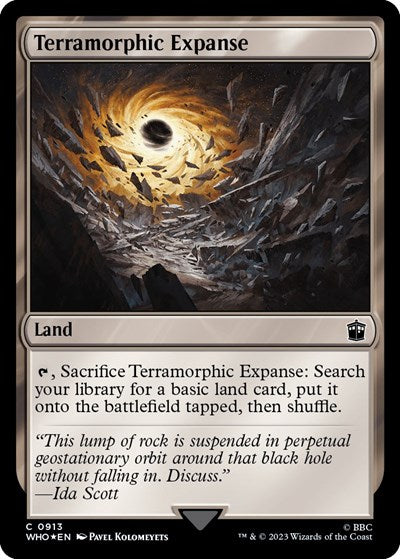 Terramorphic Expanse (Surge Foil) (Universes Beyond: Doctor Who) Near Mint Foil