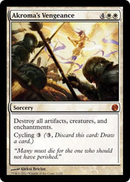 Akroma's Vengeance (From the Vault: Twenty) Light Play Foil