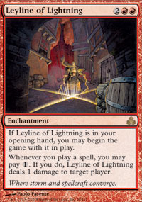 Leyline of Lightning (Guildpact) Light Play