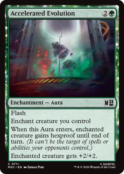 Accelerated Evolution (Commander: Marvel Super Heroes) Near Mint