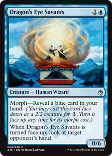 Dragon's Eye Savants (Masters 25) Light Play Foil