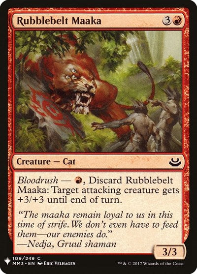 Rubblebelt Maaka (Mystery Booster) Near Mint