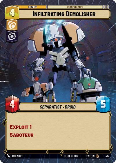 Infiltrating Demolisher (Hyperspace) (Twilight of the Republic) Near Mint Foil