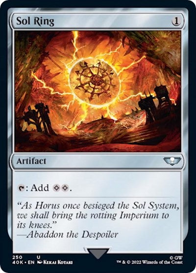 Sol Ring (250) (Universes Beyond: Warhammer 40K) Near Mint